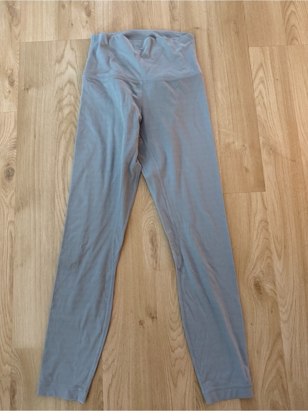 lululemon athletica Light blue Ribbed High-Waist Leggings